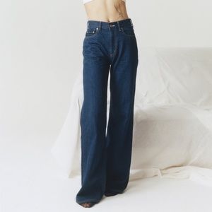 Tu Es Mon TRESOR The Larimar Wide Leg Jeans Size 29